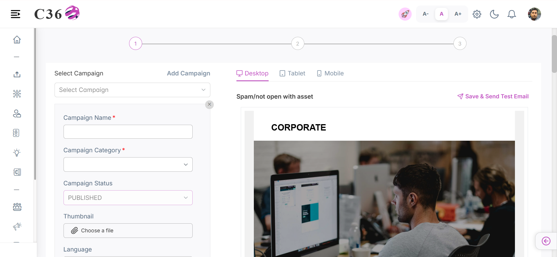 Add Campaign from Email